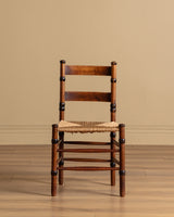 Dutch Art Deco Oak Chairs and Table Set, Netherlands, 1930s