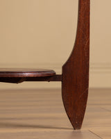 Dutch Art Deco Oak Side Table, Netherlands, 1920s