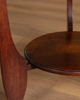 Dutch Art Deco Oak Side Table, Netherlands, 1920s