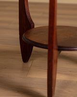Dutch Art Deco Oak Side Table, Netherlands, 1920s