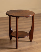 Dutch Art Deco Oak Side Table, Netherlands, 1920s