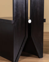 Ebonized Oak Lounge Set Manner of Pieter De Bruyne, Belgium, 20th Century