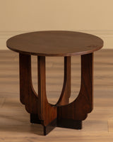 Dutch Art Deco Rosewood Veneer Side Table, Netherlands, 1930s