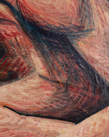 Philip Stein Large-Scale Expressionist Male Figure Oil Painting, United States, 1938