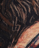 Philip Stein Large-Scale Expressionist Male Figure Oil Painting, United States, 1938