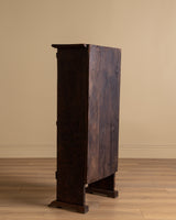 Small Carved Alpine Cabinet, France, Early 19th Century