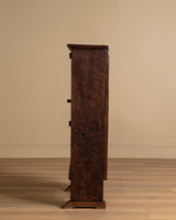 Small Carved Alpine Cabinet, France, Early 19th Century
