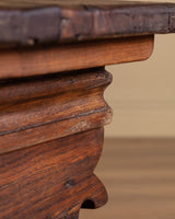 Wood Trestle Base Money Changer's Table, France, Early 20th Century