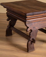 Wood Trestle Base Money Changer's Table, France, Early 20th Century