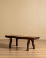 Adirondack Live Edge Coffee Table, France, 1970's