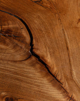 Adirondack Live Edge Coffee Table, France, 1970's