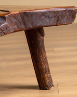 Adirondack Live Edge Coffee Table, France, 1970's