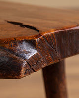 Adirondack Live Edge Coffee Table, France, 1970's