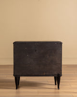 Art Deco Burl Bar Cabinet w/ Ebonized Legs, Italy, 1930's