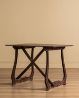 Primitive X-Frame Writing Desk, France, 19th Century