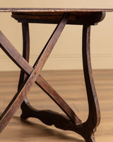 Primitive X-Frame Writing Desk, France, 19th Century