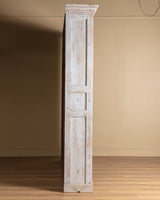 Monumental French Painted Library Bookcase w/ Carved Cornice #1