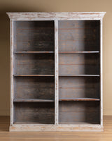 Monumental French Painted Library Bookcase w/ Carved Cornice #2