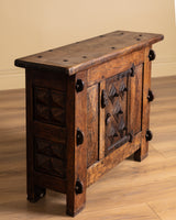 Wood & Iron Mountain Cabinet, France, 1940's