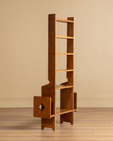 Oak Bookshelf by Guillerme & Chambron, France, 1950's