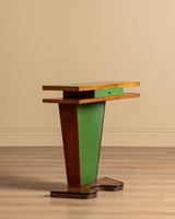 Italian Art Deco Green Painted Console Table, 1930's