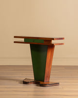 Italian Art Deco Green Painted Console Table, 1930's