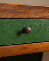 Italian Art Deco Green Painted Console Table, 1930's