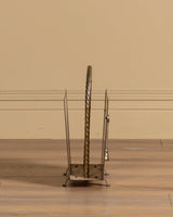 Brass Rope and Tassel Magazine Rack, France, 1940's
