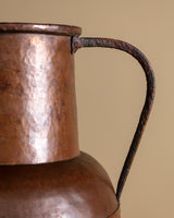 18th Century French Hand Hammered Copper Water Vessel #1