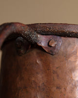 18th Century French Hand Hammered Copper Water Vessel #1