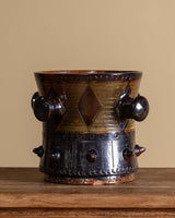X-Large Brutalist Studio Pottery Vessel, Signed, France, 1960's