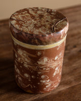 19th Century Marbleized Terracotta Storage Jar #2, Grottaglie, Italy