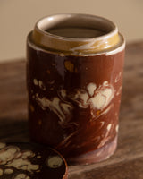 19th Century Marbleized Terracotta Storage Jar #4, Grottaglie, Italy