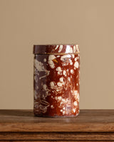 19th Century Marbleized Terracotta Storage Jar #7, Grottaglie, Italy