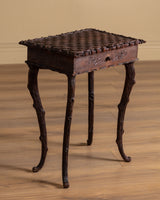 Black Forest Carved Occasional Table, Switzerland, 19th Century