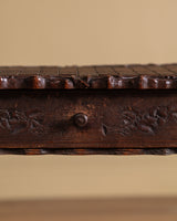 Black Forest Carved Occasional Table, Switzerland, 19th Century