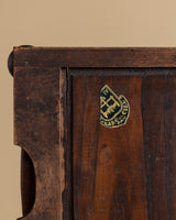 Wooden Serving Tray with Turned Ball Handles, France, 1970's