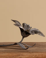 Italian Silver-Plated Flower Petal Ashtray #1, 1950's