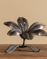 Italian Silver-Plated Flower Petal Ashtray #1, 1950's