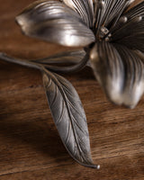 Italian Silver-Plated Flower Petal Ashtray #1, 1950's