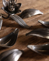 Italian Silver-Plated Flower Petal Ashtray #1, 1950's