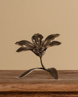 Italian Brass Flower Petal Ashtray, 1950's