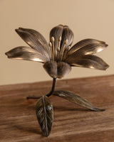 Italian Brass Flower Petal Ashtray, 1950's