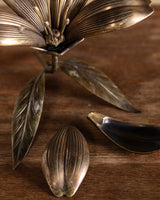 Italian Brass Flower Petal Ashtray, 1950's