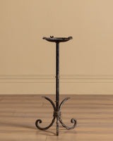 Wrought Iron Floor Ashtray Stand, Spain, Early 20th Century