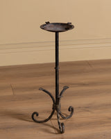 Wrought Iron Floor Ashtray Stand, Spain, Early 20th Century