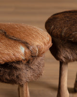 Pair of Deer Hoof Stools, France, 1940's