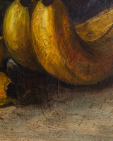 Fruit Basket Still Life by Ecole Europeene, Spain, 1950's