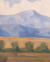 Desert Valley Landscape by A. Phillips, American, Mid 20th Century