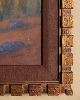 Desert Valley Landscape by A. Phillips, American, Mid 20th Century